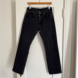 Levi’s 501 faded Black Jeans size 28